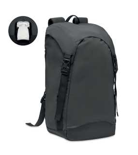 Batoh z lesklého polyesteru > čierna