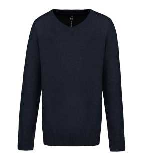 Detský sveter (KARIBAN KIDS' V-NECK JUMPER) > modrá (navy) > 6/8