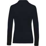 Dámska polokošeľa(KARIBAN LADIES’ PIQUÉ LONG SLEEVE POLO SHIRT) > modrá (navy) > M