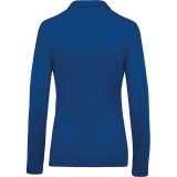 Dámska polokošeľa(KARIBAN LADIES’ PIQUÉ LONG SLEEVE POLO SHIRT)>modrá (light royal)>2XL