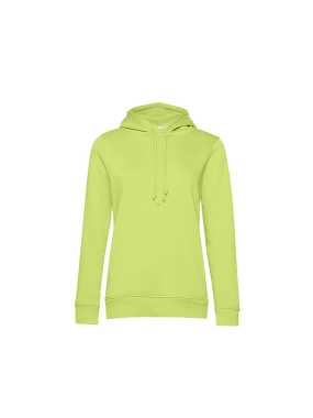 Dámska mikina (B&C Organic Hooded /women)>zelená (lime)>L