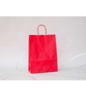 Papierová taška (STYLE LINE) > červená > 22x10x31 cm