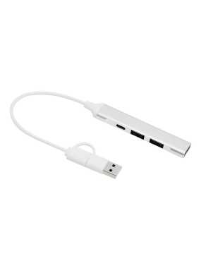 USB Hub > strieborná