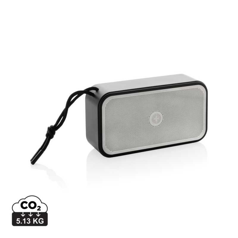 Swiss Peak 10W basový reproduktor z rec. hliníka RCS > šedá