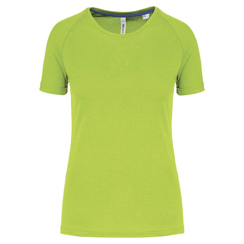 Dámske tričko (LADIES' RECYCLED ROUND NECK SPORTS T-SHIRT) > zelená (lime) > 2XL