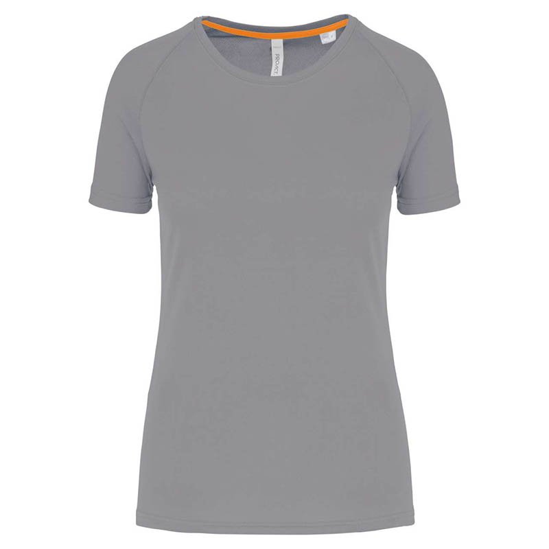 Dámske tričko (LADIES' RECYCLED ROUND NECK SPORTS T-SHIRT) > šedá (fine) > 2XL