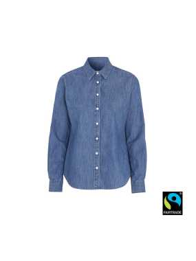 Dámska košeľa (COTTOVER DENIM LADY) > modrá (denim) > 46