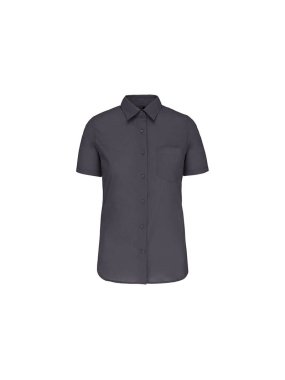 Dámska košeľa (KARIBAN LADIES SHORT SLEEVE SHIRT) > sivá (zinc) > XL