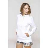 Unisex mikina (KARIBAN KARIBAN HOODED SWEATSHIRT) > biela > XS