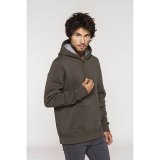 Unisex mikina (KARIBAN KARIBAN HOODED SWEATSHIRT) > zelená (dark khaki) > 4XL