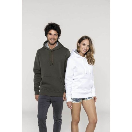 Unisex mikina (KARIBAN KARIBAN HOODED SWEATSHIRT) > zelená (dark khaki) > 4XL