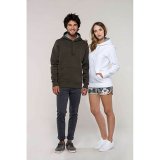Unisex mikina (KARIBAN KARIBAN HOODED SWEATSHIRT) > zelená (dark khaki) > 4XL