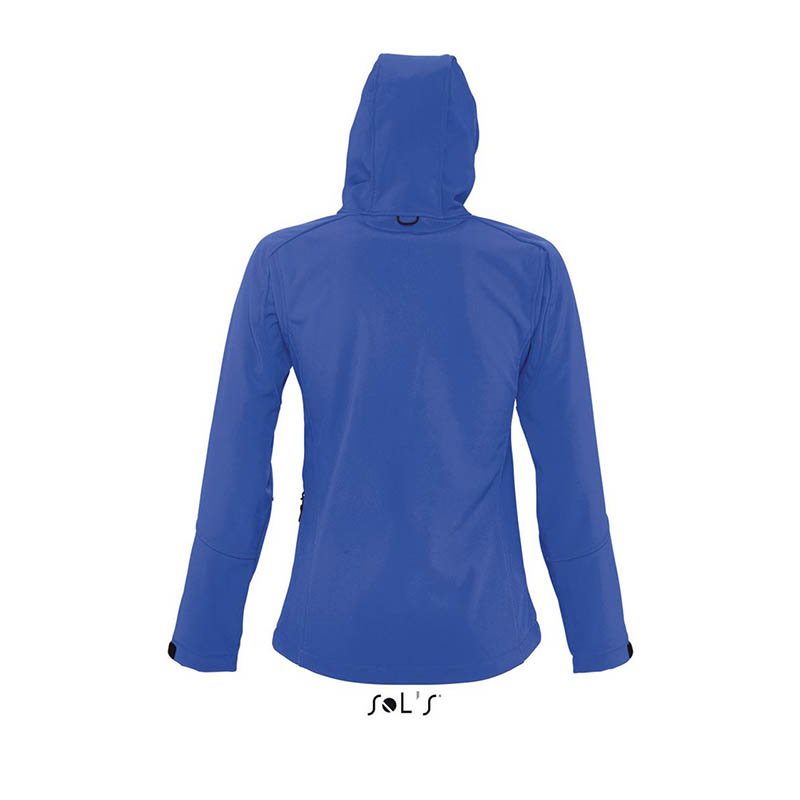 Dámska softshell bunda (SOLS WOMEN WOMENS HOODED SOFTSHELL) > modrá (royal) > L