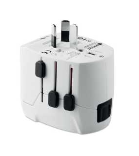 Cestovný adaptér >  biela