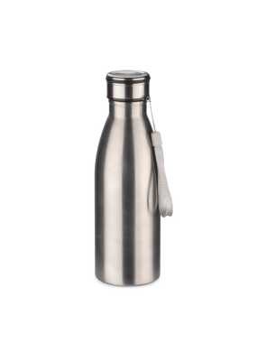 Oceľová fľaša 600 ml > strieborná