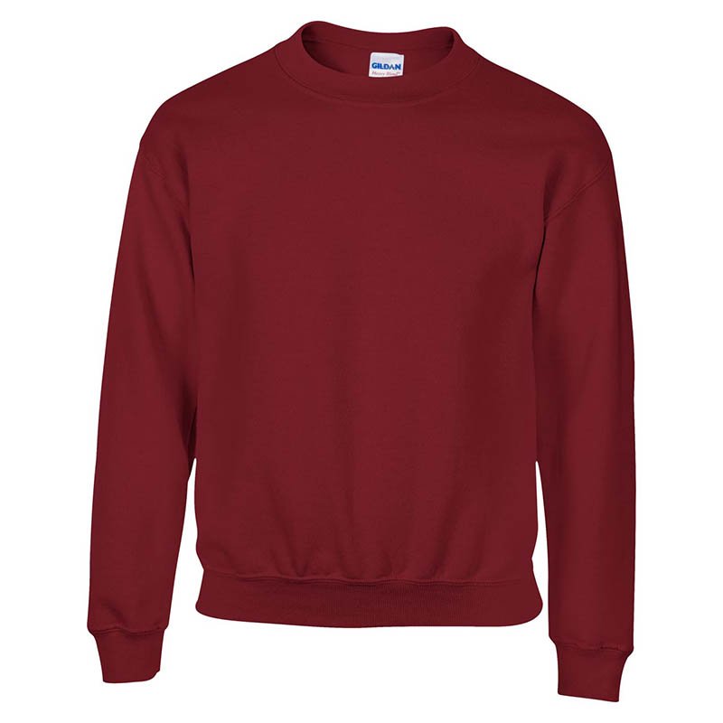 Detská mikina(GILDAN HEAVY 270 50/50) > červená (garnet) > XL