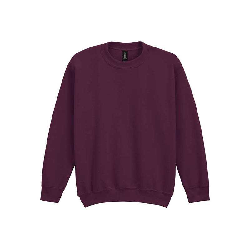 Detská mikina(GILDAN HEAVY 270 50/50) > fialová (maroon) > XS