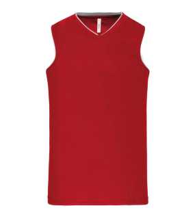 Detské tielko (PROACT KIDS BASKETBALL VEST) > červená (sporty) > 12/14