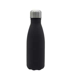 Fľaša na pitie z nerezovej ocele 500 ml  > čierna