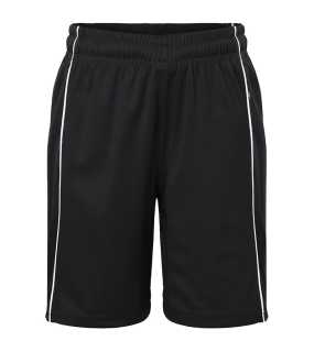 Detské krátke nohavice (JN Basic Team Shorts Junior) > čierna / biela > L