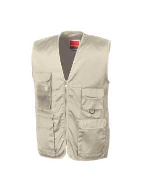 Unisex vesta (RESULT SAFARI WAISTCOAT) > hnedá (camel) > XL