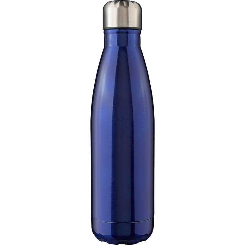 Fľaša z recyklovaného nerezu 650 ml > modrá