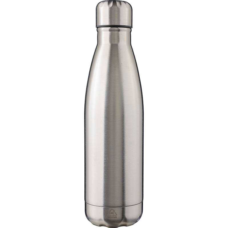 Fľaša z recyklovaného nerezu 650 ml > modrá