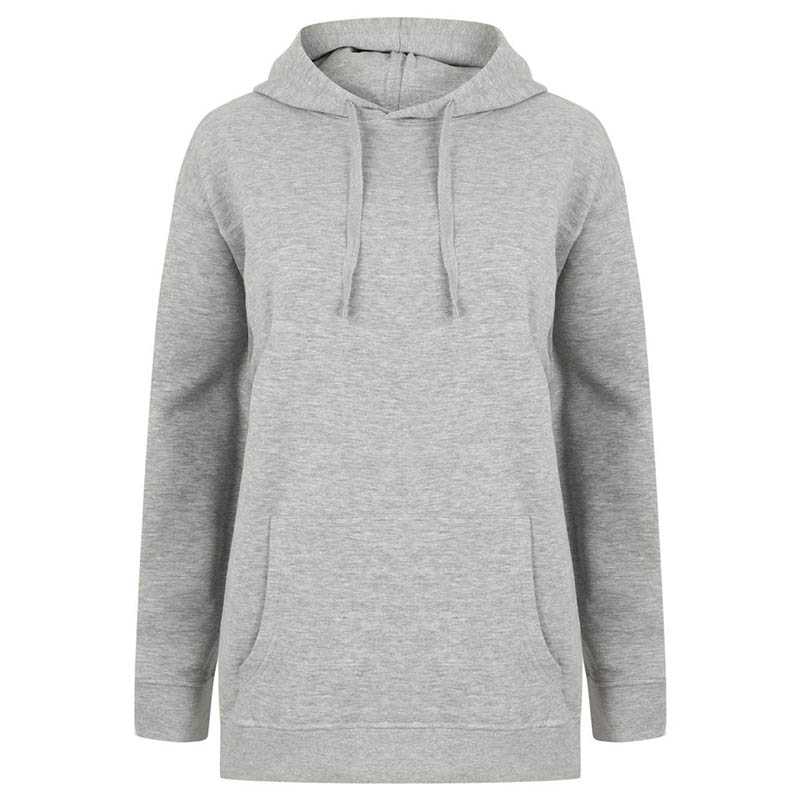 Unisex mikina (Skinnifit UNISEX OVERSIZED HOODY) > šedá (heather) > S