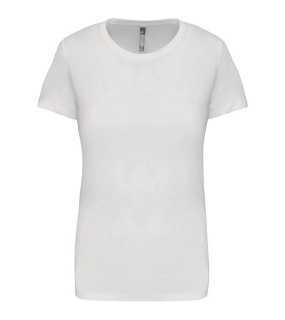 Dámske tričko (KARIBAN LADIES SHORT SLEEVE NECK T-SHIRT) > biela > M