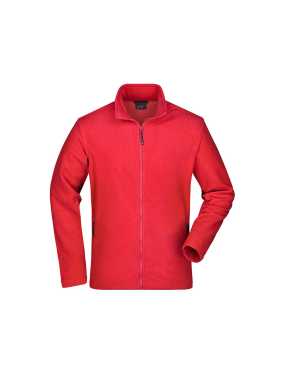 Pánska fleece bunda(J&N MEN'S BASIC FLEECE JACKET) > červená > 2XL