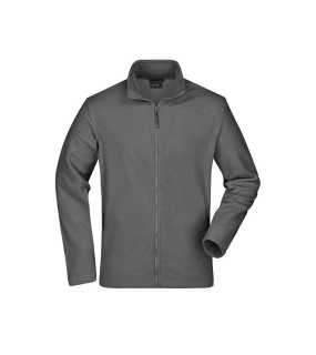 Pánska fleece bunda(J&N MEN'S BASIC FLEECE JACKET) > šedá (carbon) > XL