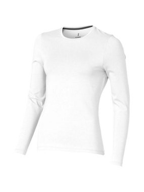 Dámske tričko (ELEVATE Ponoka LS Ladies T-shirt) > biela > XXL