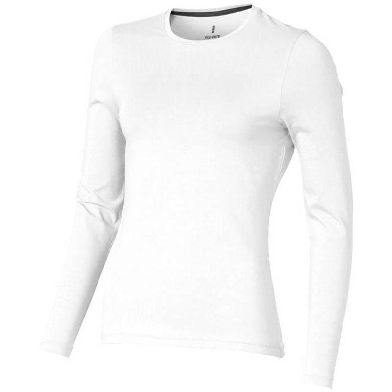 Dámske tričko (ELEVATE Ponoka LS Ladies T-shirt) > biela > XXL