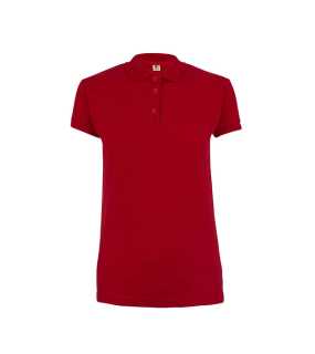 Dámska polokošeľa (MUKUA WOMEN'S SHORT SLEEVE POLO 210) > červená > 2XL