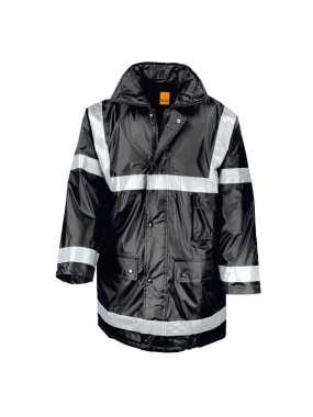 Unisex bunda(RESULT WORKGUARD MANAGEMENT COAT) > čierna > M