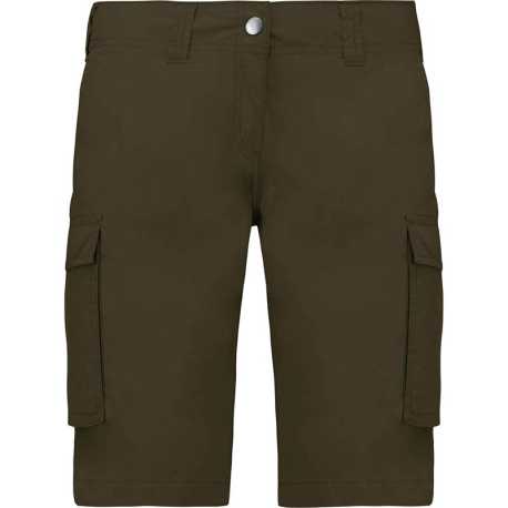 Dámske krátke nohavice(KARIBAN LADIES' LIGHTWEIGHT SHORTS)>hnedá(light khaki)>36