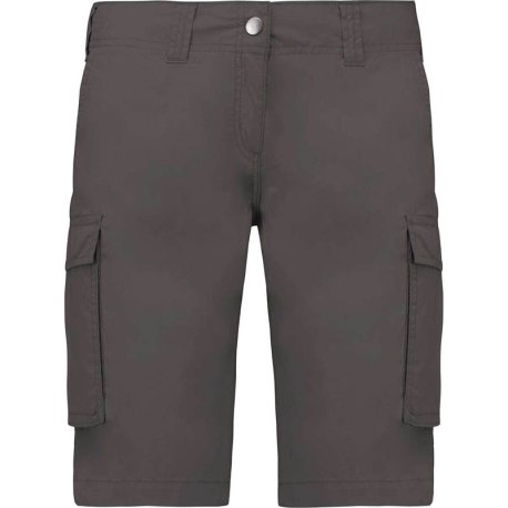 Dámske krátke nohavice(KARIBAN LADIES' LIGHTWEIGHT SHORTS)>šedá(light charcoal)>44