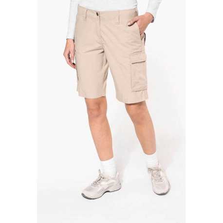 Dámske krátke nohavice(KARIBAN LADIES' LIGHTWEIGHT SHORTS)>hnedá(light khaki)>36
