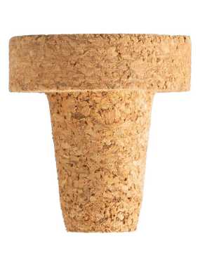 Korková zátka na víno > hnedá