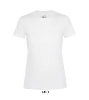 Dámske tričko(SOL'S REGENT WOMEN ROUND-NECK T-SHIRT) > biela > S