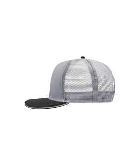 6 panelová šiltovka(MB PRO CAP MESH 6 PANEL) > šedá (light) / čierna