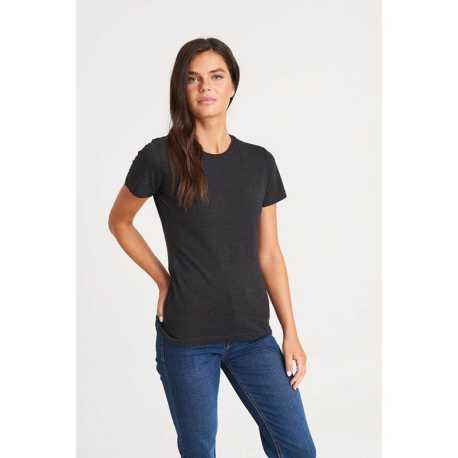 Dámske tričko (ALL WE DO IS GIRLIE TRIBLEND T) > čierna (heather) > L