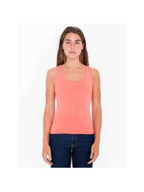 Dámske tielko (AMERICAN APPAREL WOMEN'S COTTON SPANDEX TANK TOP)>ružová (coral)>XS