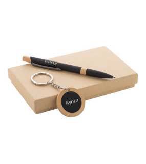 Sada pera a prívesku na kľúče > čierna