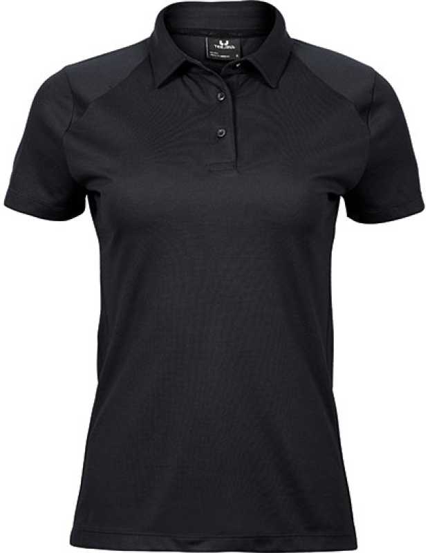 Dámska polokošela (Tee Jays Womens Luxury Sport Polo) > čierna > 3XL