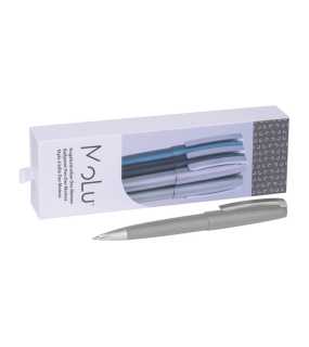 Kovové guľôčkové pero Des Moines (MOLU) > sivá