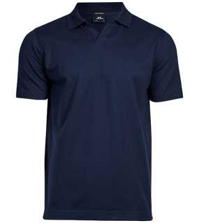 Unisex polokošela (Tee Jays Luxury Stretch V-Neck Polo) > modrá (navy) > XL