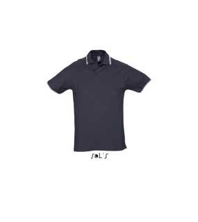Pánska polokošeľa (SOLS PRACTICE MENS GOLF PIQUE POLO SHIRT)>modrá (navy) / biela>L