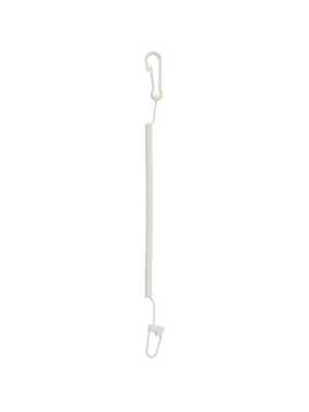 Kľúčenka (MBW Plastic spiral, white) > biela
