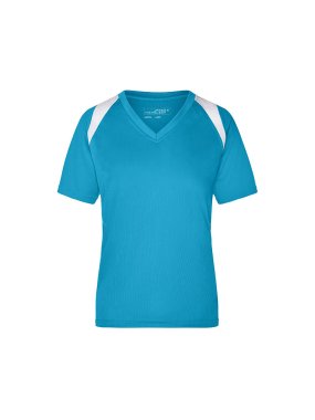Dámske tričko (JN Ladies' Running-T) > tyrkysová / biela > M